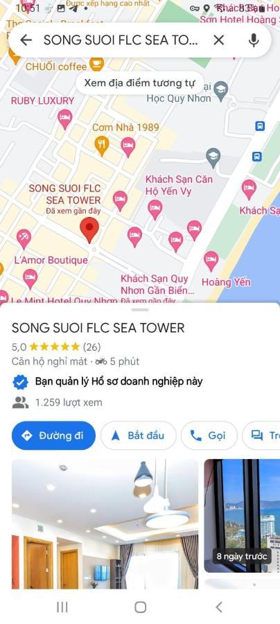 Song Suoi Flc Seatower - Seaview Apartment Quy Nhon Eksteriør billede